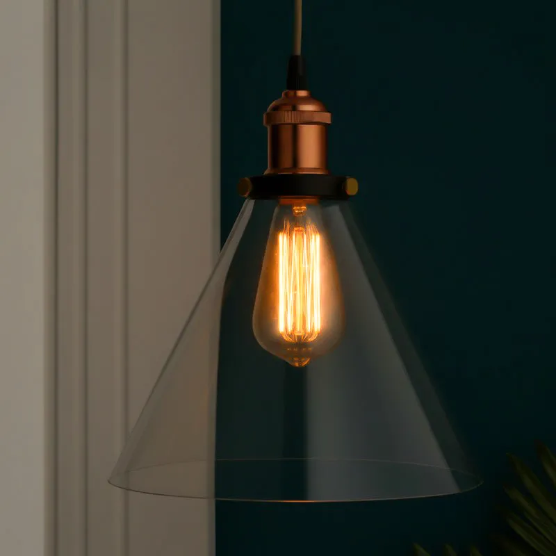 Conica Glowra Glass Ceiling Lamp media 1