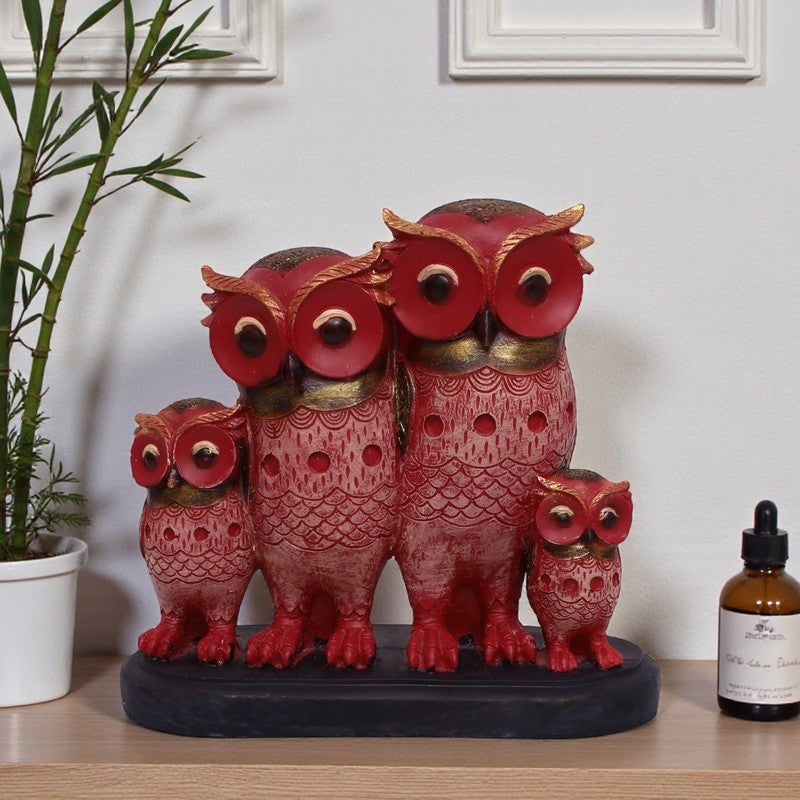 Owl Vigil Polyresin Showpiece