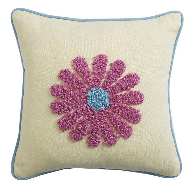 Thread & Daisy Cotton Cushion Cover (Multicolor) - Set OF Four media 6