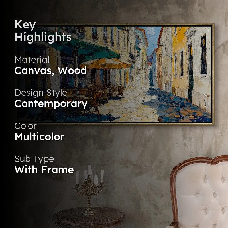 Solstice Canvas Wall Painting With Frame media 2