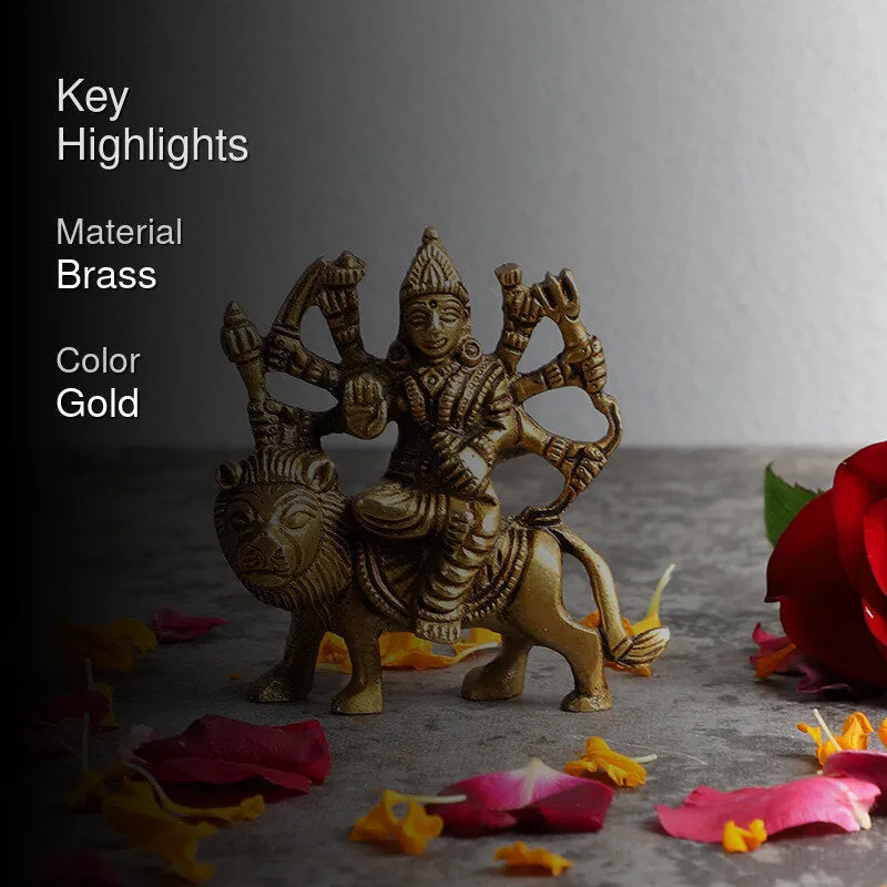 Durgamatha Brass Idol media 2
