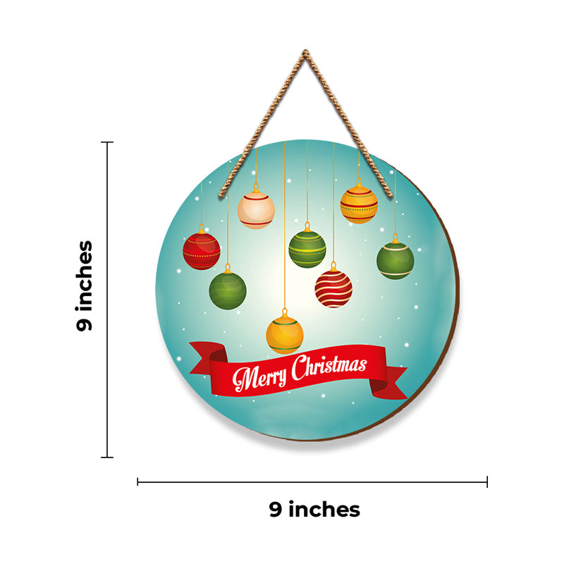 Season's Greetings Festive MDF Wall Hanging media 5