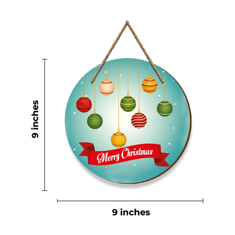 Season's Greetings Festive MDF Wall Hanging media 5