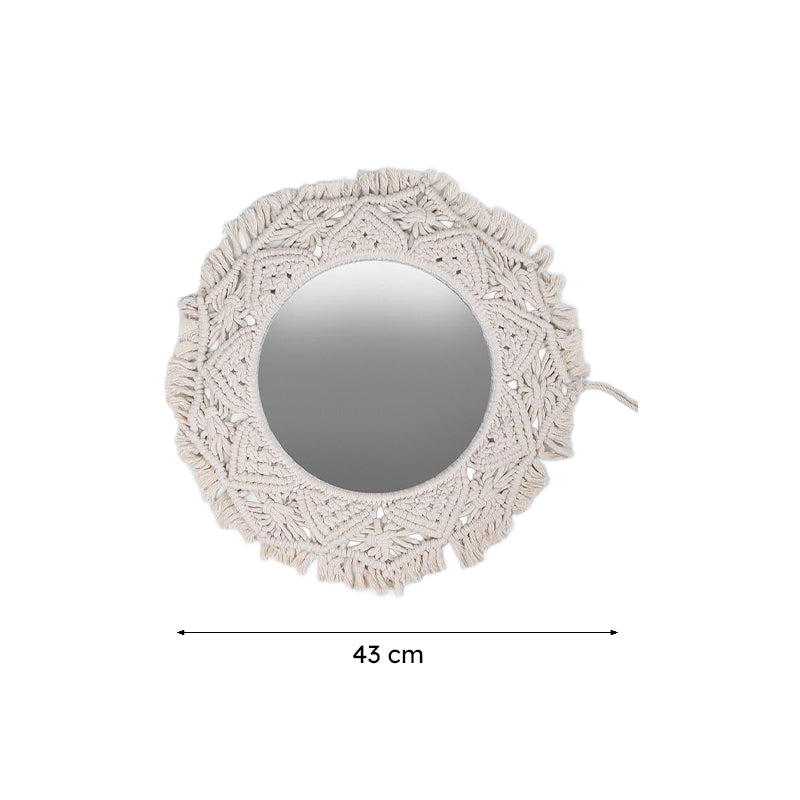 Tiburo Macrame Wall Mirror media 6