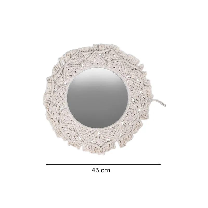 Tiburo Macrame Wall Mirror media 6
