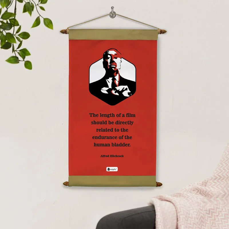 Alfred Hitchcock Motivational Canvas Wall Accent media 1
