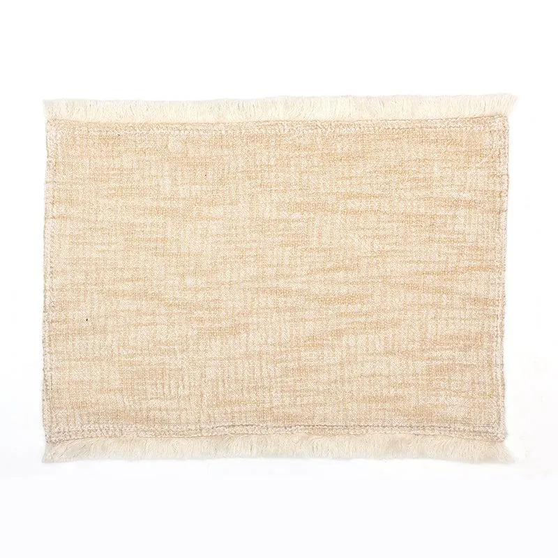 Matsya Vala Placemat (Beige) - Set Of Two media 3