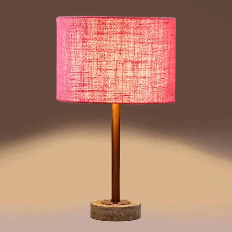 Sienna I Rodin Wooden Table Lamp - Pink,Copper,White media 6