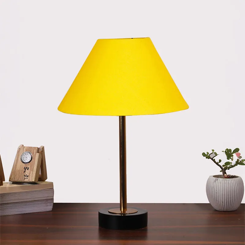 Cotin II Rodin Wooden Table Lamp - Yellow,Gold,Black media 3