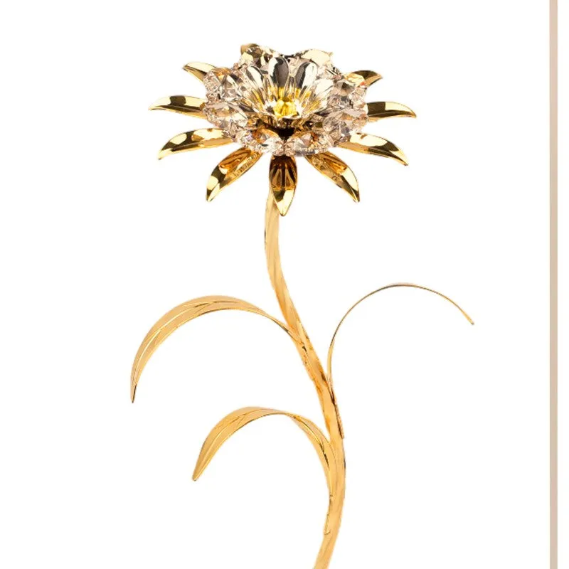 GoldenDaisy Elegance 24K Gold Plated Mild Steel Showpiece media 5