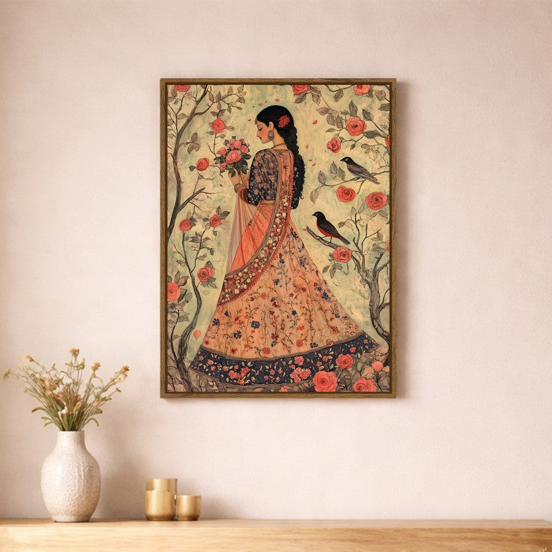 Heritage Her Canvas Wall Art With Frame