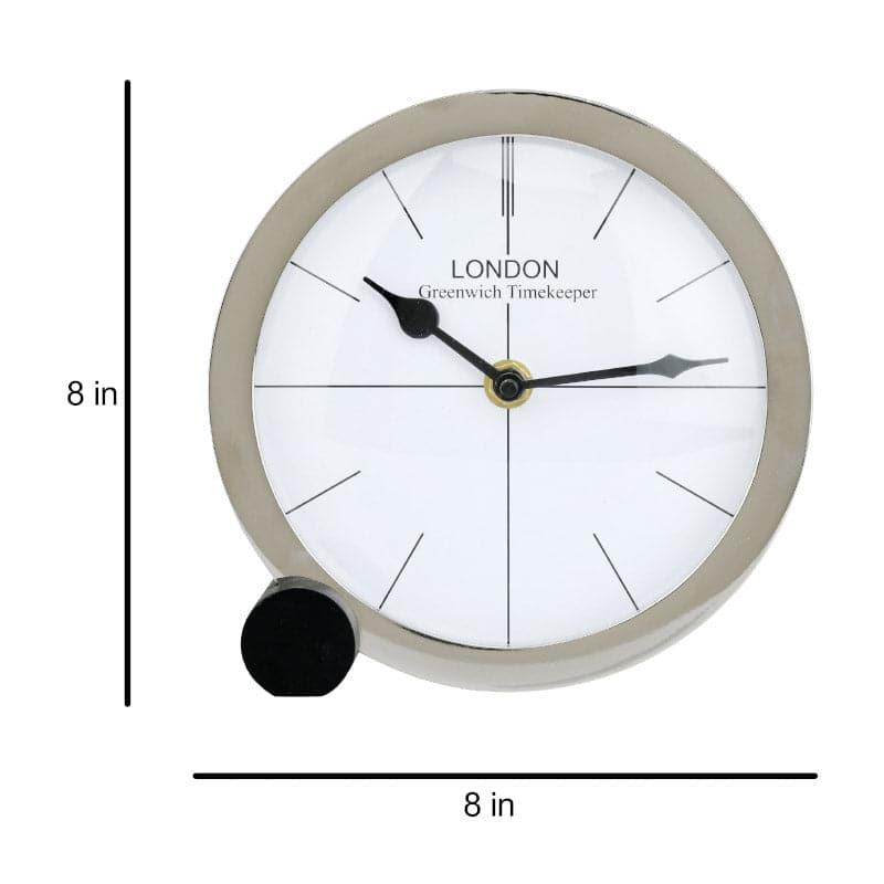 Gaspard Table Clock - Silver media 3