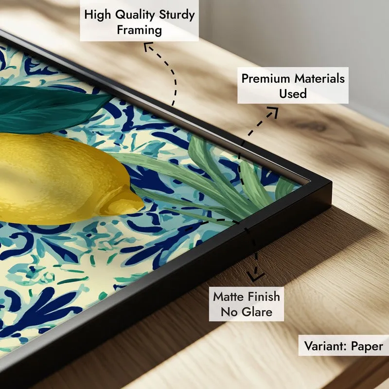 Limonia Canvas Wall Painting With Black Frame media 6