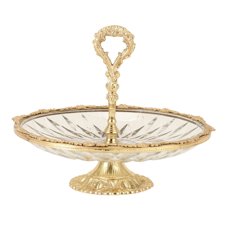 Crystal Charm Cake Stand - Gold media 3