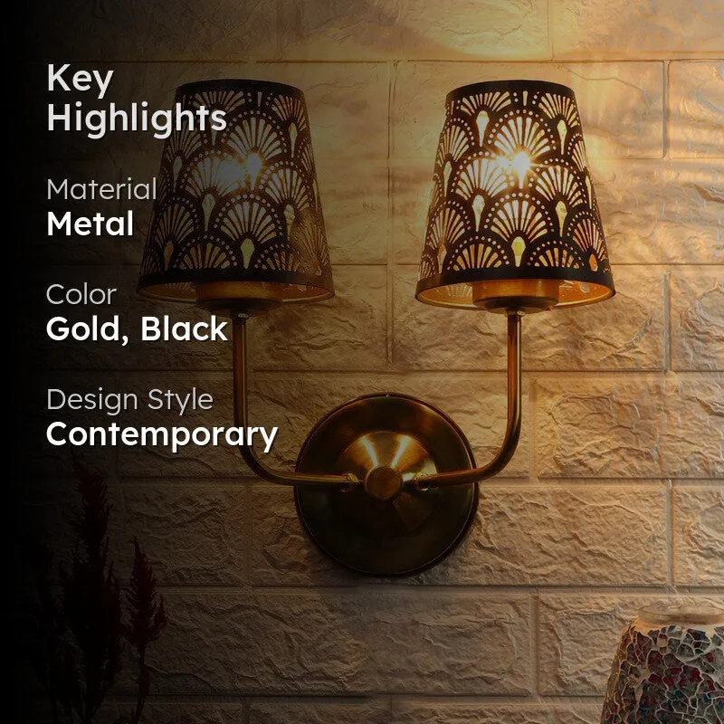 Filigree Duo Metal Wall Lamp media 2