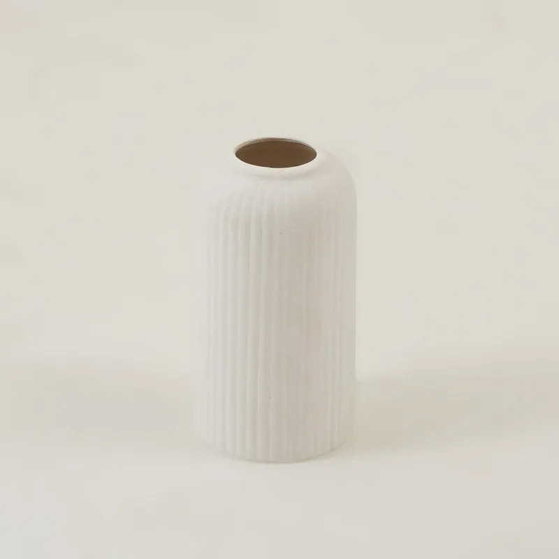 Abdiya Ceramic Vase - White media 6