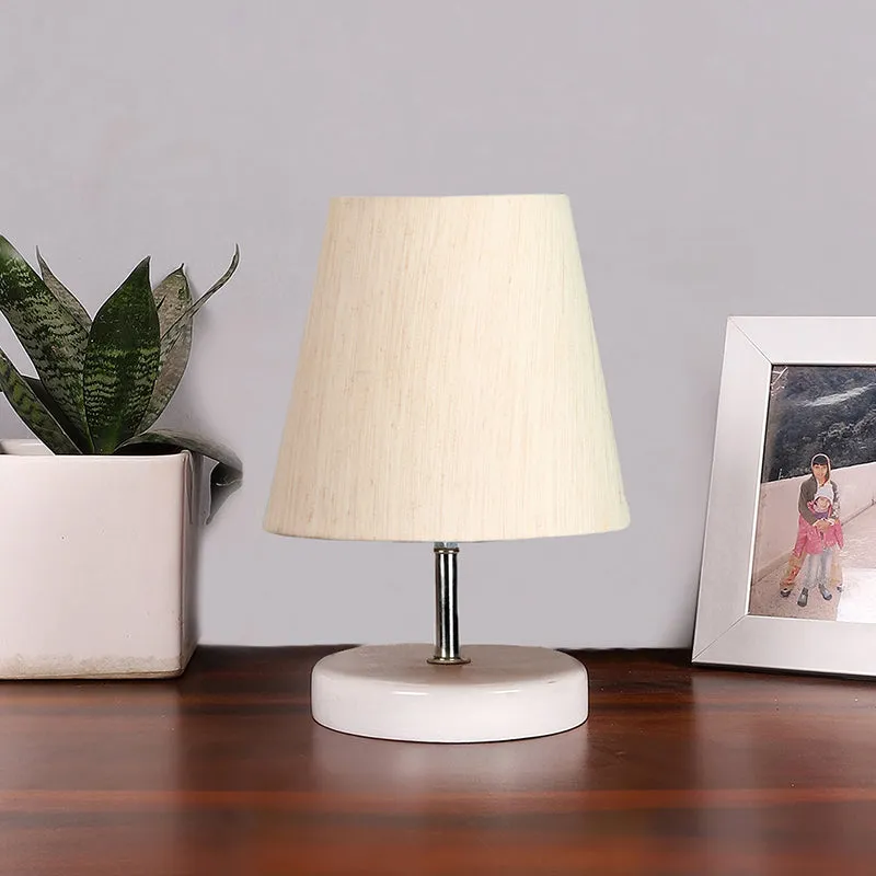 Vero Fabric Table Lamp - White media 3