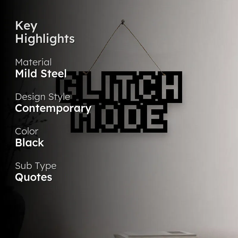 Glitch Mode Mild Steel Wall Accent media 2