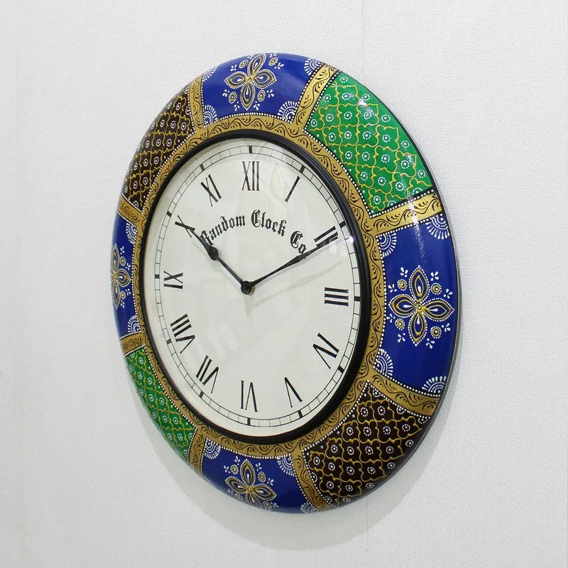Aurex Brass Analog Wall Clock media 6
