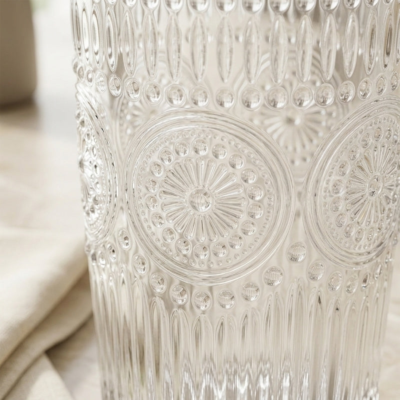 Tribal Trance Embossed Glass (370 ml and 300 ml) - Set Of Four media 3