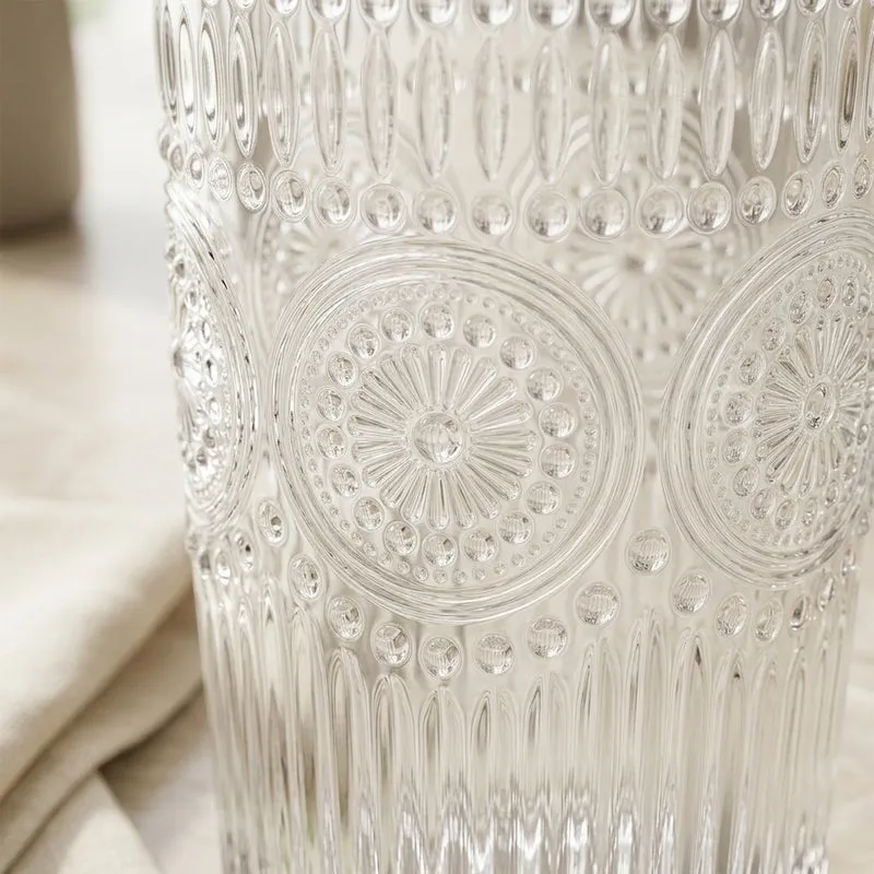 Tribal Trance Embossed Glass (370 ml and 300 ml) - Set Of Four media 3