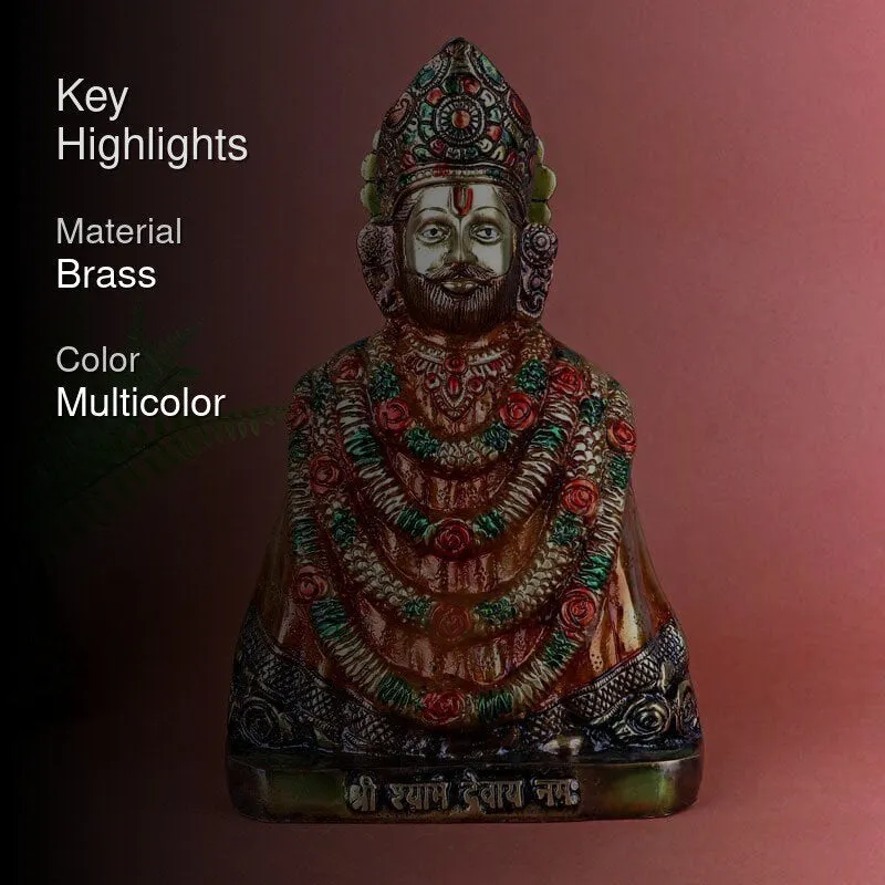 Shree Shyam Ji Brass Idol media 2