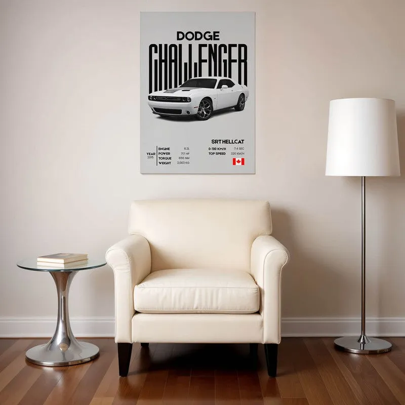 Dodge Challenger Spirit Wall Poster media 1