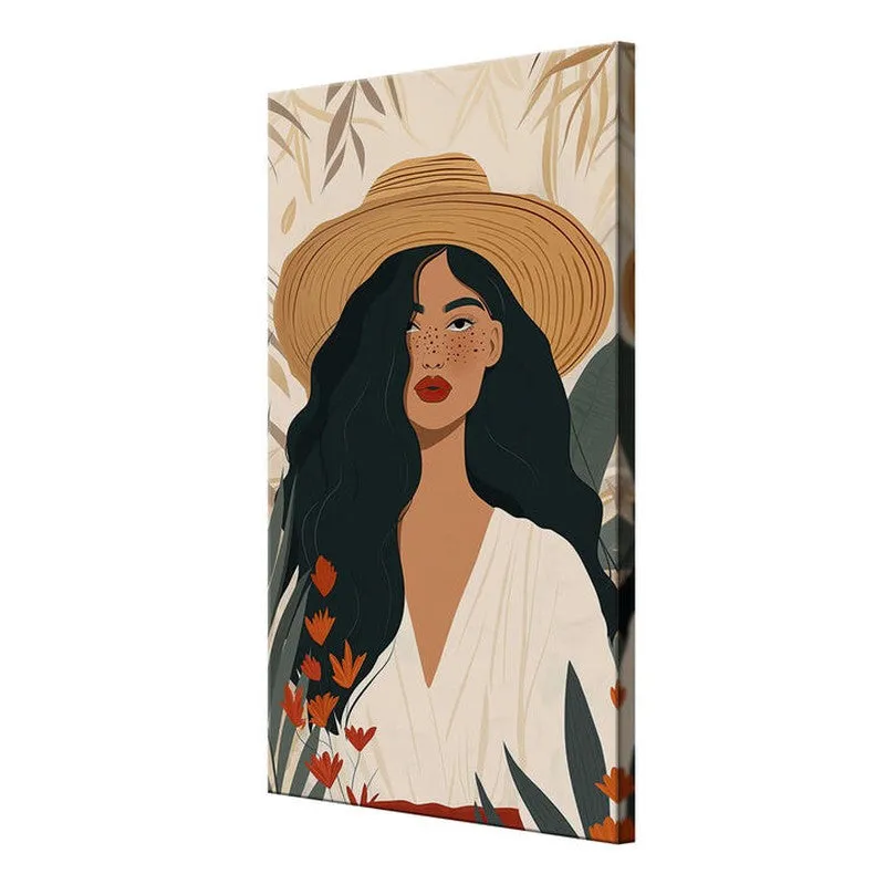 Gypsy Woman Wall Painting media 5