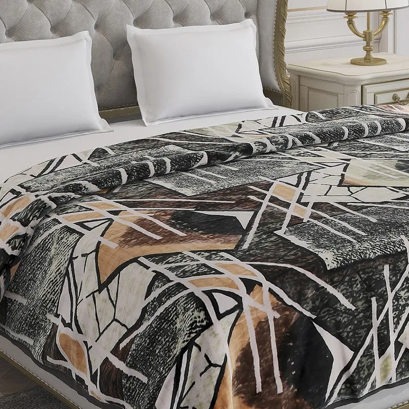 Monte Carlo Mocha Mosaic Blanket - 928 GSM media 4