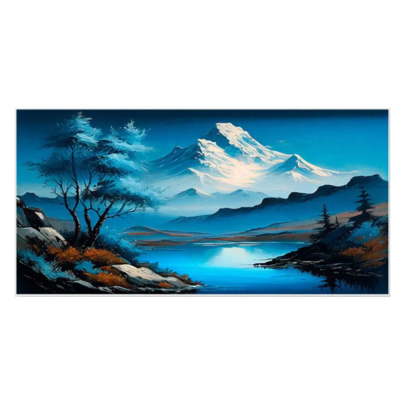Pheme Ethereal Mountains Canvas Wall Painting media 5