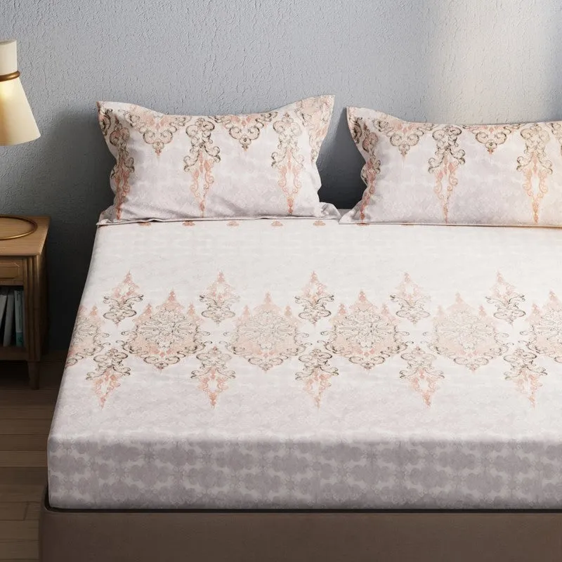 Deyricon Bedsheet (Peach) - 115 GSM media 4