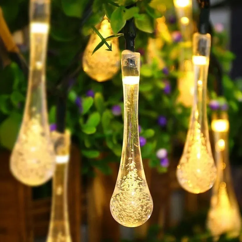 Water Drop String Light media 1