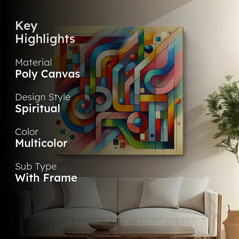 Zig-Zag Color Splash Wall Painting media 2