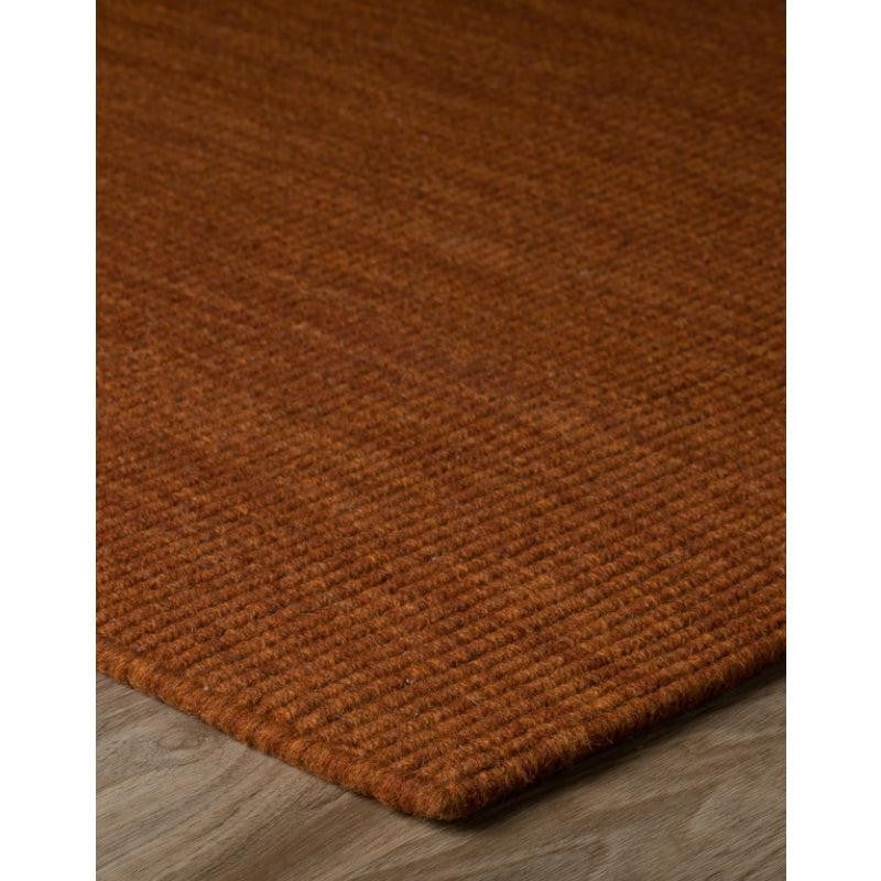 Ethereal Hand Loomed Wool Rug - Rust media 6