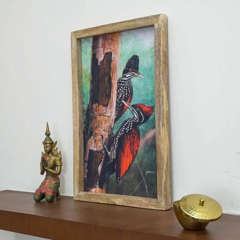 Woodpeckers Canvas Painting media 3
