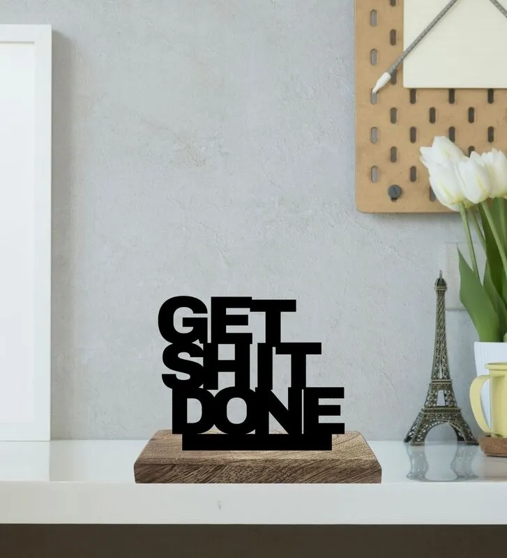 Resolve & Persistence Typography Showpiece - Set Of Two media 4