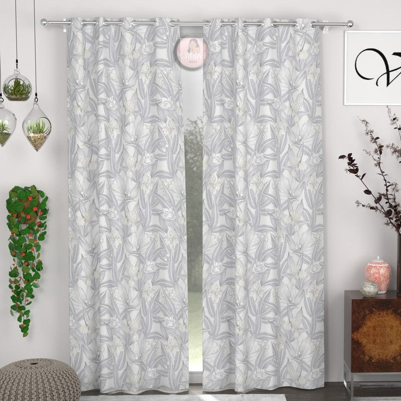 Floral Whispering Curtains - Set of Two