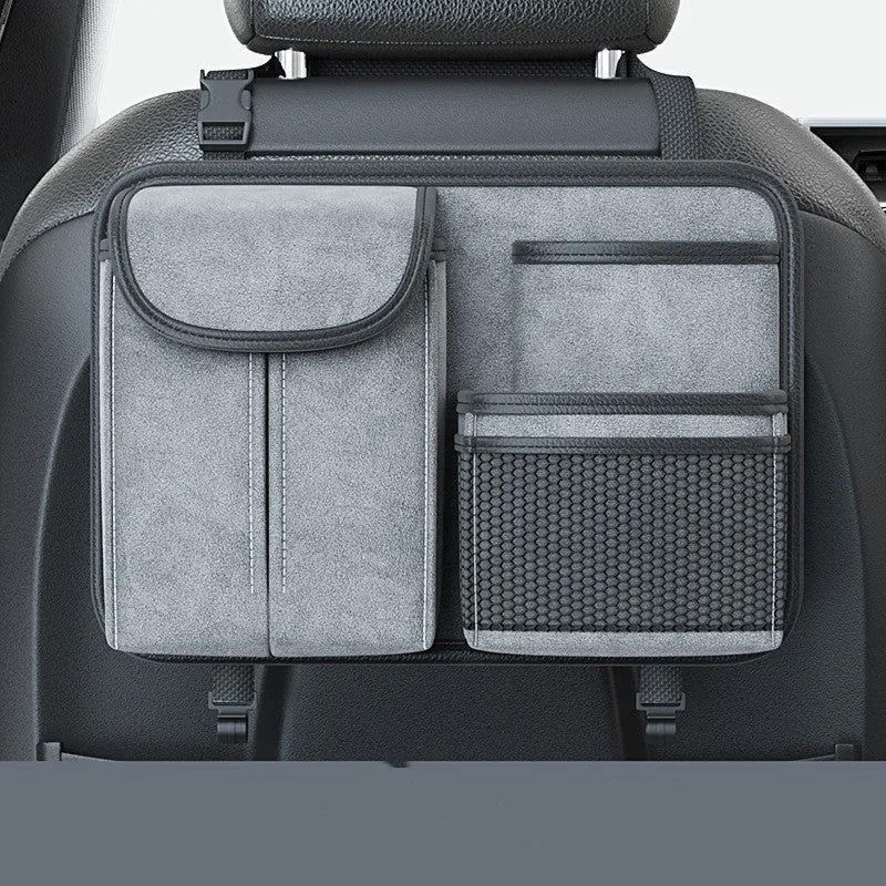 Seat Neat Oxford Fabric Car Seat Organizer - Light Grey media 3