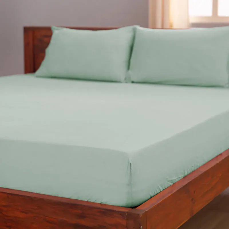 Maison Cotton Duvet Cover (Sage) - 400 TC media 6