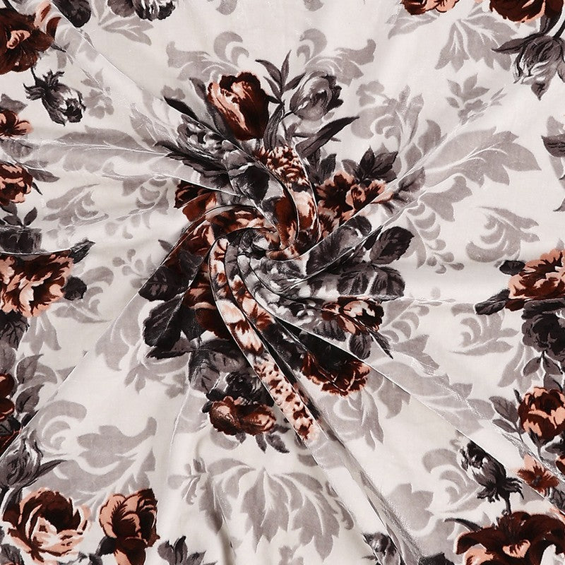 Monte Carlo Velvet Bloom Blanket (Black) - 1042 GSM media 6
