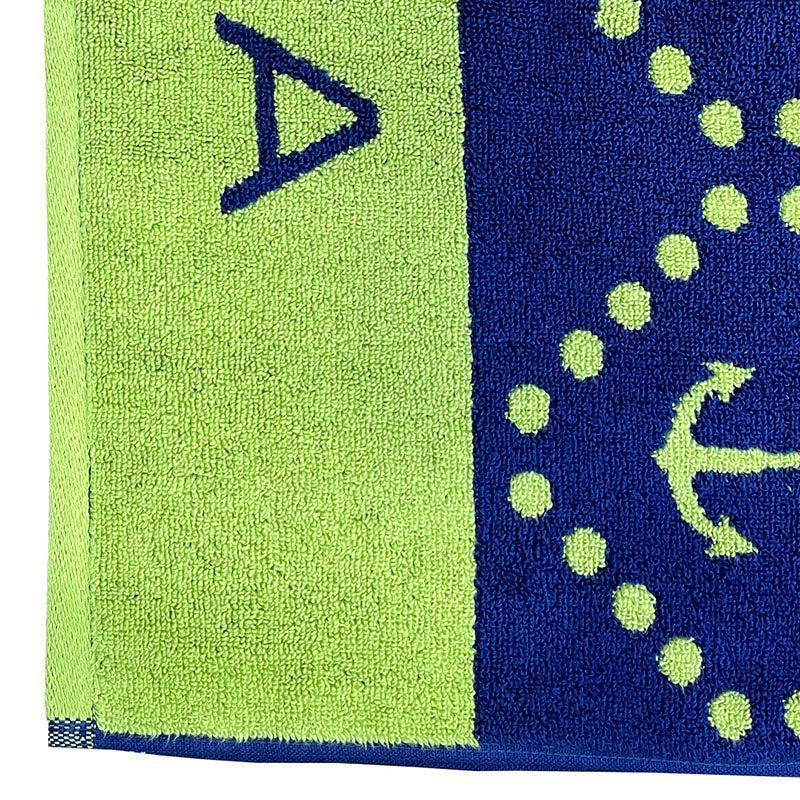 Nautica Inifinisoft Cotton Bath Towel - Green & Blue media 6