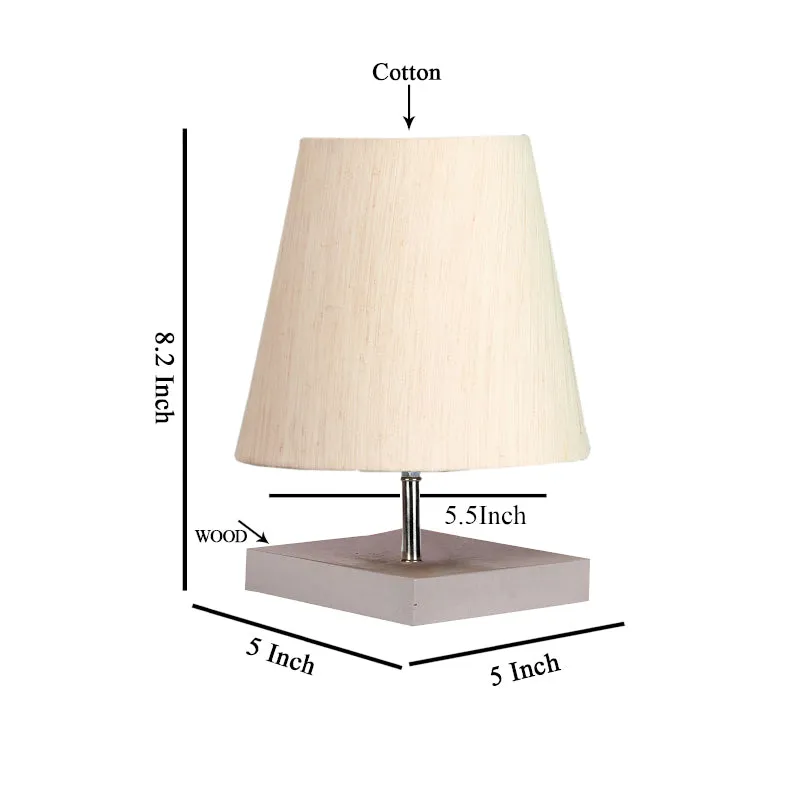 Alsa Fabric Table Lamp - White media 5