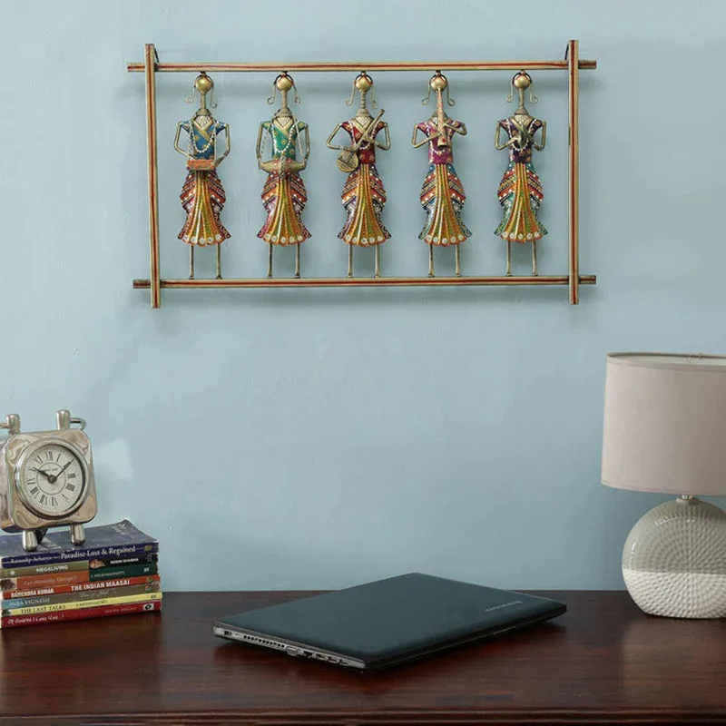 Tribe Of Dancers Iron Wall Accent media 1