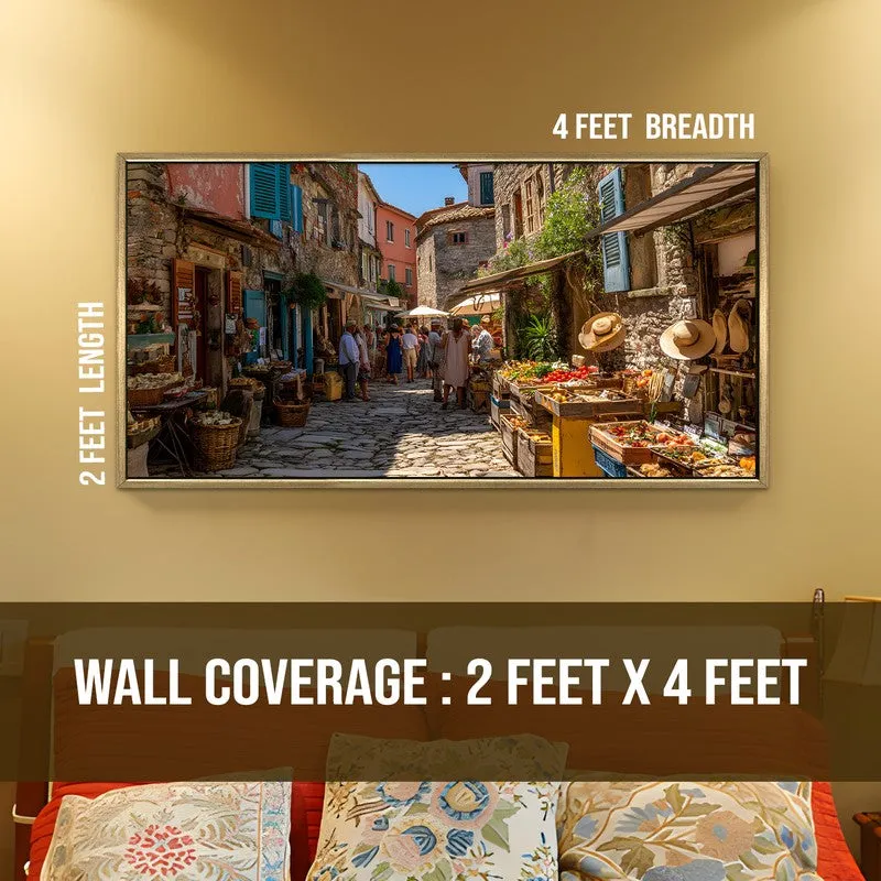 Townbloom Canvas Wall Painting With Frame media 8