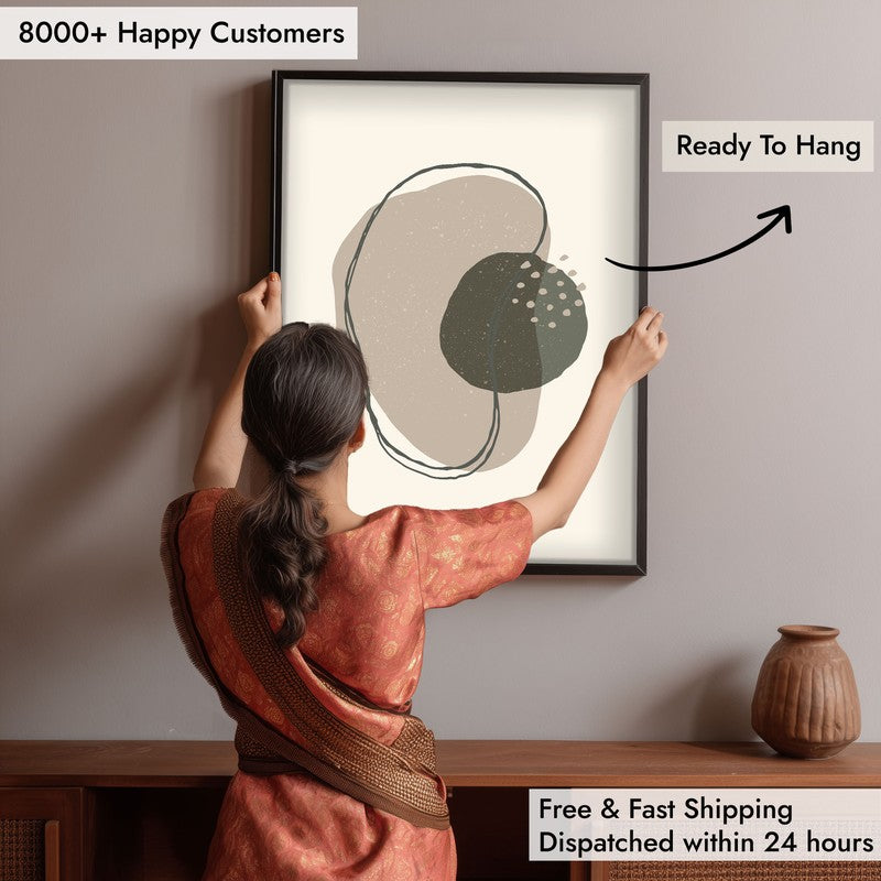 Amoeba Archival Canvas Wall Art - Black Frame media 6