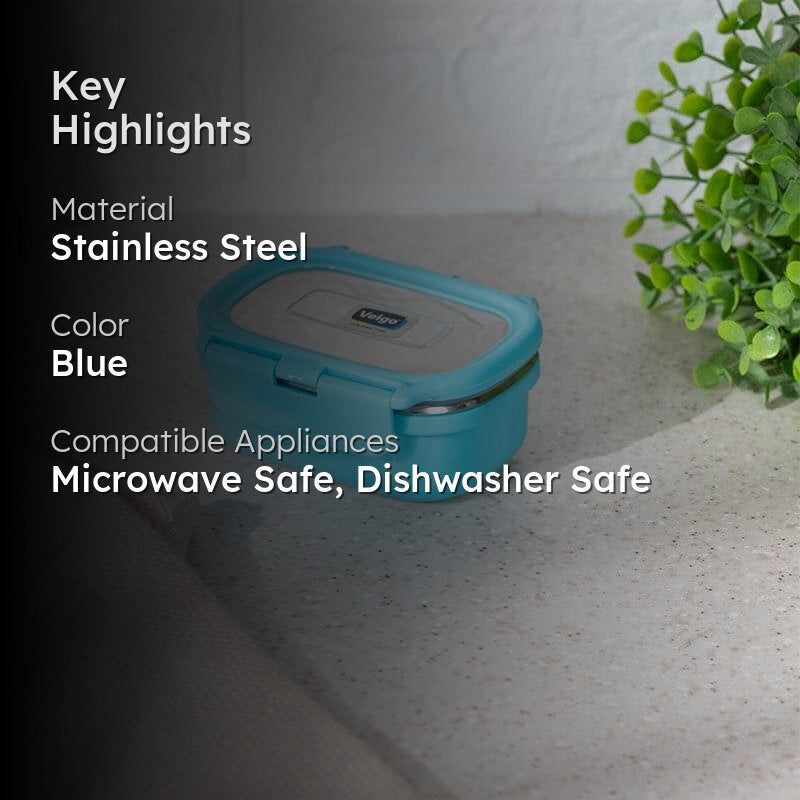 Vault Microwave Safe Lunch Box (Aqua) - 150 mL media 2
