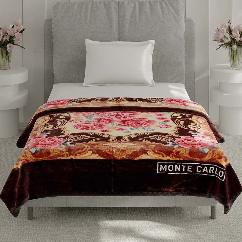 Monte Carlo Velvet Blossom Blanket - 483 GSM