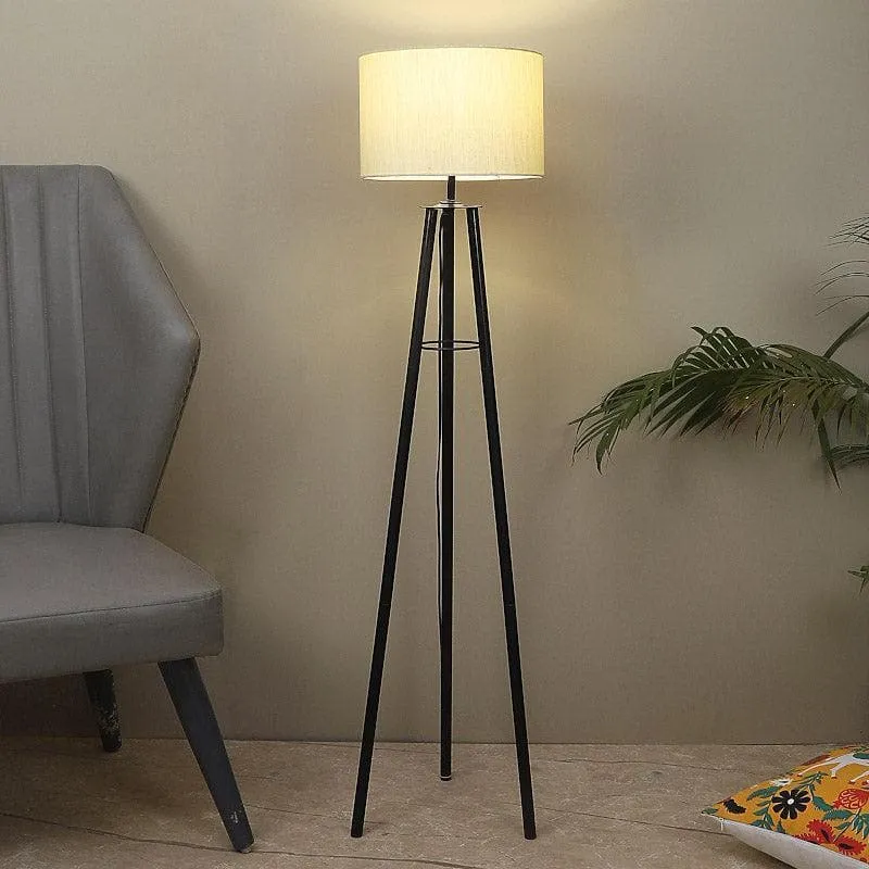 Natura Casper Floor Lamp - Ivory media 1