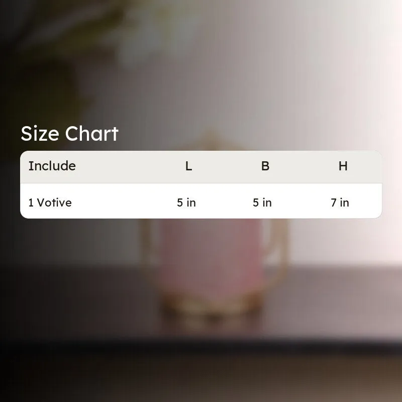 Suzette Votive - Baby Pink media 5