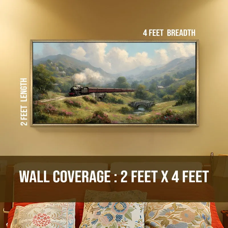 Railhush Canvas Wall Painting With Frame media 8